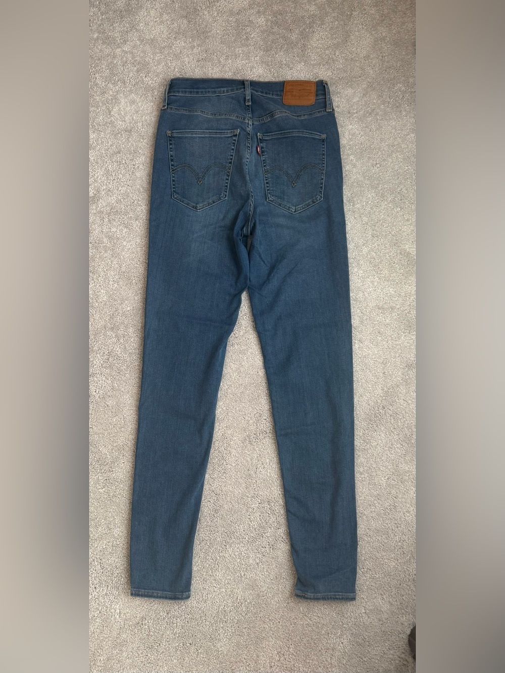 Levi’s Mile High Super Skinny Medium Blue Wash - Size 28 - Picture 4 of 6